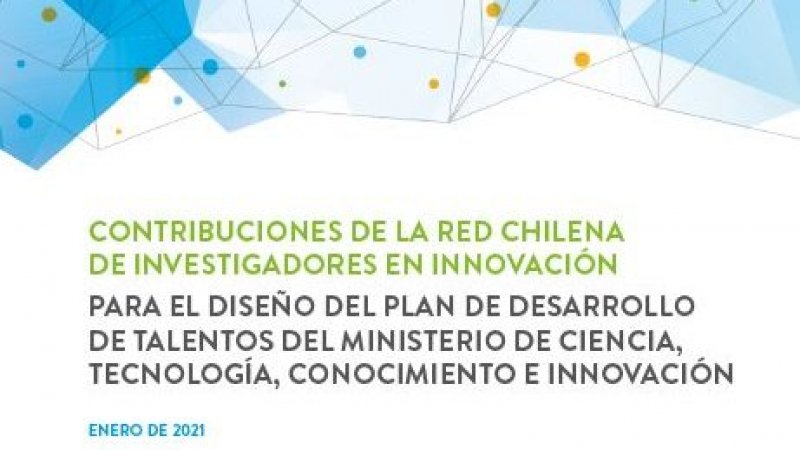Académico de FINARQ y subdirector de Investigación colaboran en documento de la Red Chilena de Investigadores en Innovación