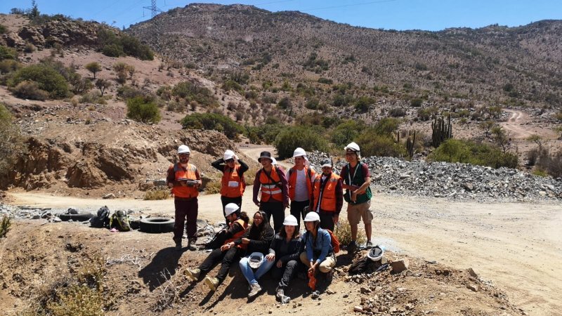 Estudiantes de Geología realizaron trabajo en terreno en la comuna de Petorca