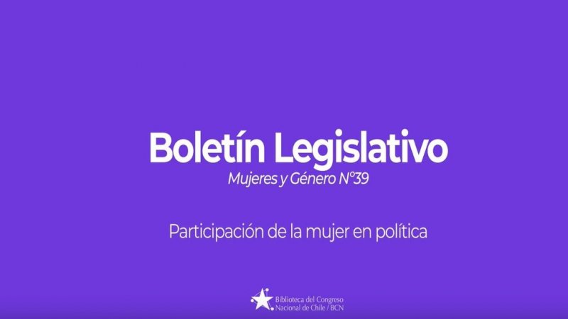 Académica Neida Colmenares habló en el Boletín Legislativo Mujer y Género de la Biblioteca del Congreso Nacional sobre equidad de género y mujeres en política