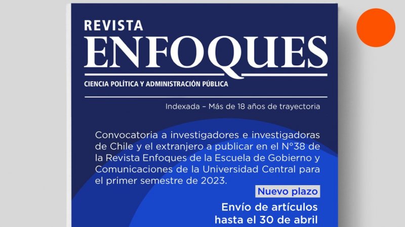 Revista Enfoques abrió nueva convocatoria de publicación para su número 38