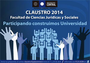 Claustro Facultad de Ciencias Jurídicas y Sociales 2014
