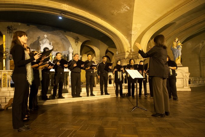 Coro UCEN brilló en concierto Coral Ecuménico