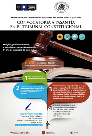 Pasantía en Tribunal Constitucional