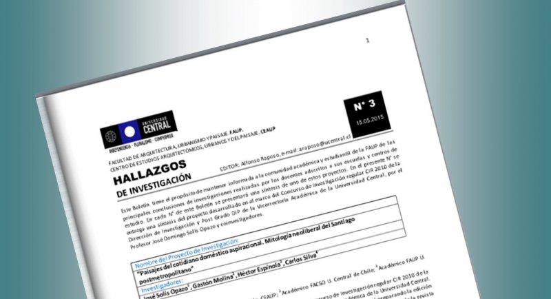 CEAUP presenta el tercer número del boletín de investigación “Hallazgos”