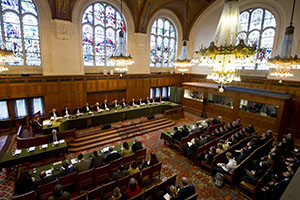 Samuel Fernández, La Haya, Corte Internacional de Justicia, Universidad Central, Hugo Llanos