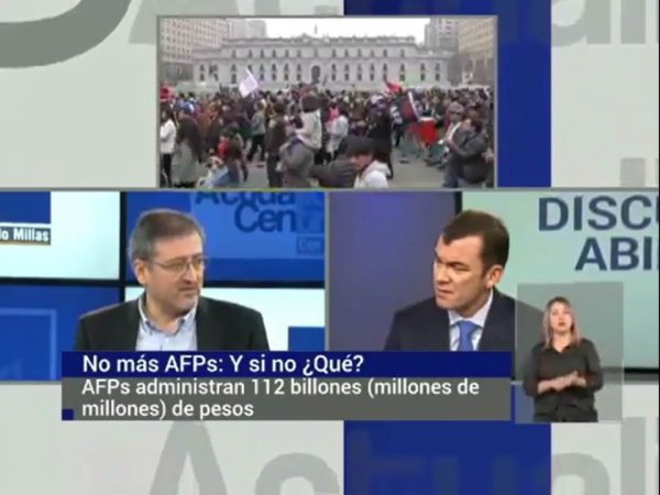 El futuro de las AFP fue debatido en una nueva edición de Actualidad Central