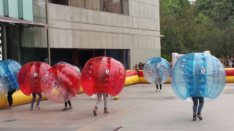 Fútbol en Pelota deslumbra a los centralinos