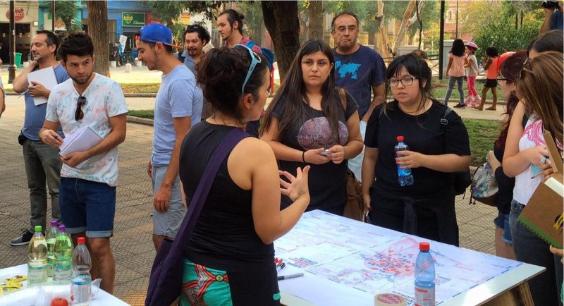 Clínica Territorial presentó propuesta de mapa colectivo en Barrio Yungay