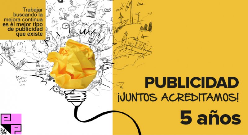 Carrera de Publicidad fue acreditada por un periodo de cinco años