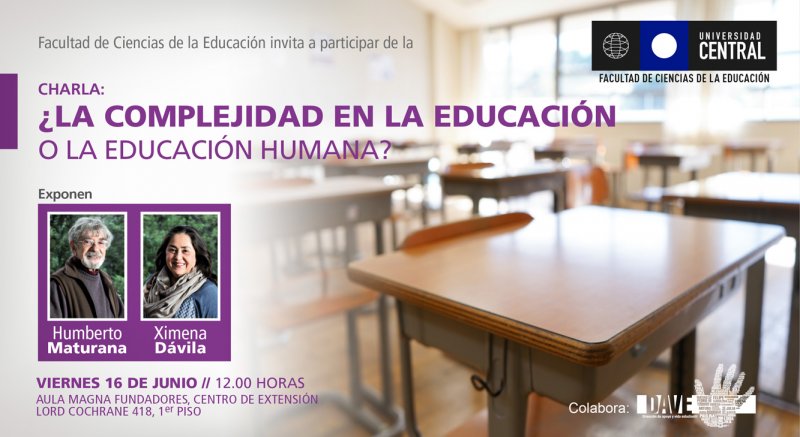 Humberto Maturana y Ximena Dávila dictarán charla sobre Educación en la Ucentral
