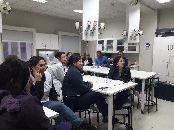 TNS en Enfermería realizó capacitación a profesionales de la salud de Fundación Las Rosas