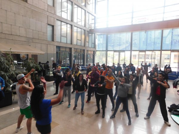 Centralinos participaron de las intervenciones deportivas y recreativas en los campus