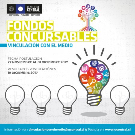 Fondos Concursables de Vinculación con el Medio 2017 – 2018