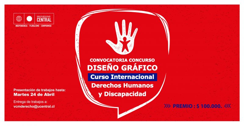 Concurso Diseña el Afiche del Curso de Derechos Humanos y Discapacidad