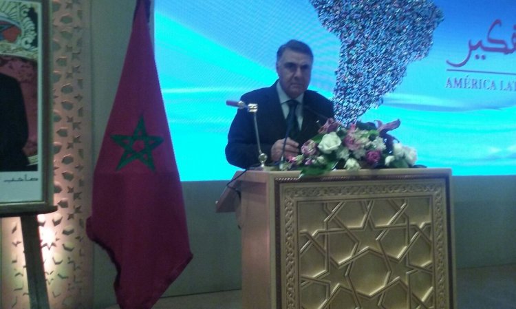 Profesor Edgardo Riveros expone en conferencia realizada por la Academia del Reino de Marruecos