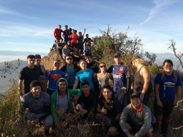 Estudiantes de Personal Trainer realizaron campamento en Cerro Bustamante