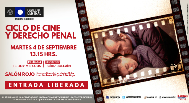 Ciclo de Cine y Derecho Penal aborda la violencia de género como temática