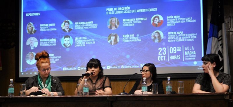 Activistas y expertos destacaron el rol de las redes sociales en el movimiento feminista