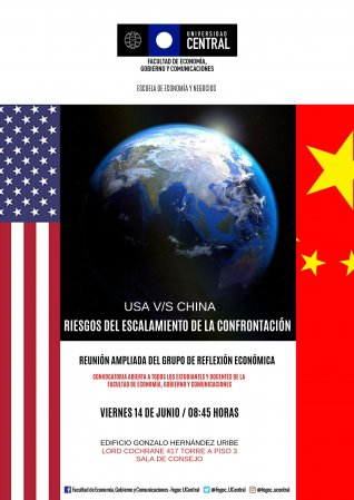 Académicos de Economía y Negocios profundizarán sobre efectos de la guerra comercial entre China y Estados Unidos
