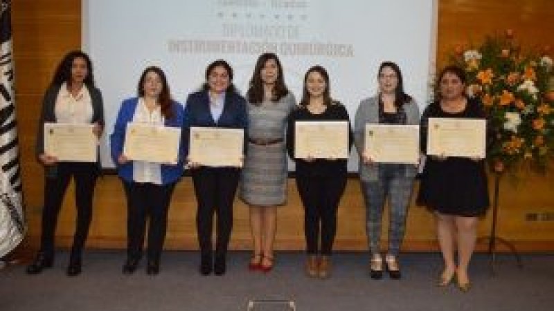 Carreras Técnicas entregó certificación de Diplomado de Instrumentación Quirúrgica