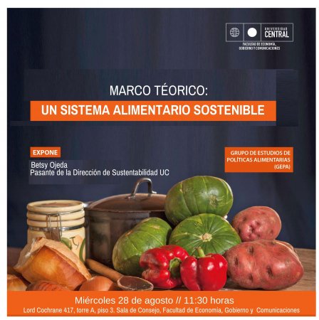 Sistema alimentario sostenible será el tema central de nueva reunión del Grupo de Estudios de Políticas Alimentarias (GEPA)