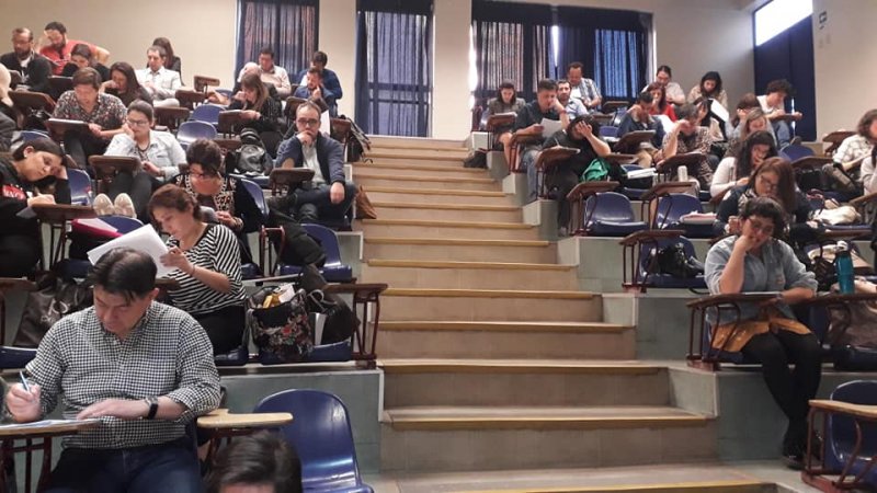 Egresados de Derecho rinden examen habilitante