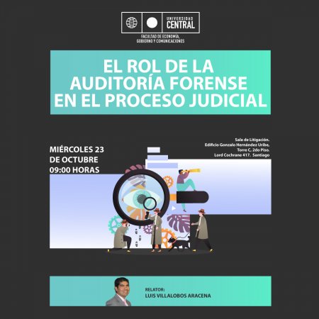 Estudiantes de Auditoría y Derecho asistirán a charla interdisciplinaria sobre procesos judiciales