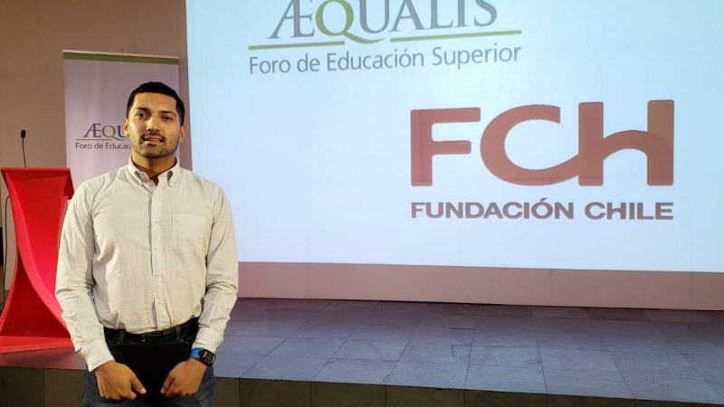 Manuel Ortiz, estudiante de la Facultad de Derecho y Humanidades de la Universidad Central.