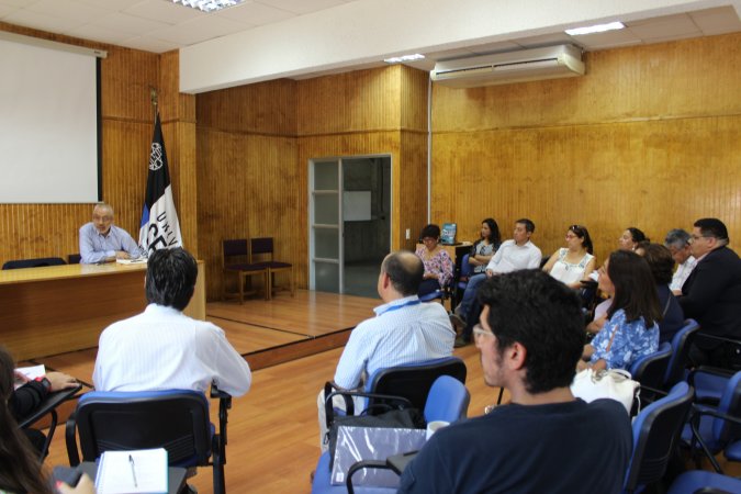 Decano de la Facultad de Educación y Ciencias Sociales visita la sede y plantea nuevos desafíos para el año académico 2020