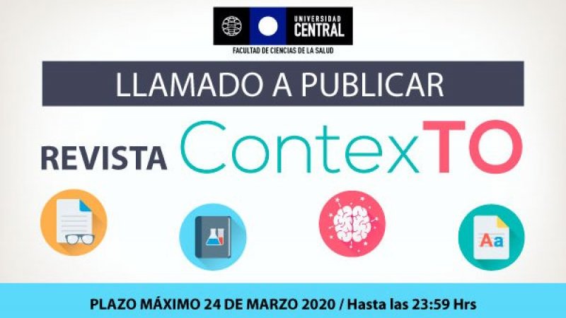 Llamado a publicar Revista ContexTO