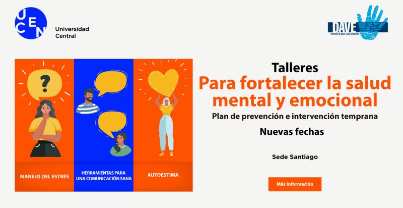 Ciclo de talleres online para cuidar tu salud mental y emocional ¡Te invitamos a participar!