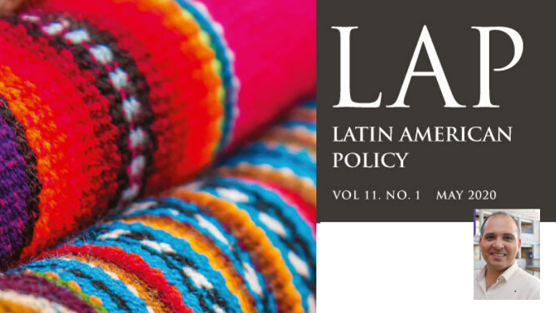 Académico de Gobierno y Comunicaciones publica artículo indexado en prestigiosa revista Latin American Policy