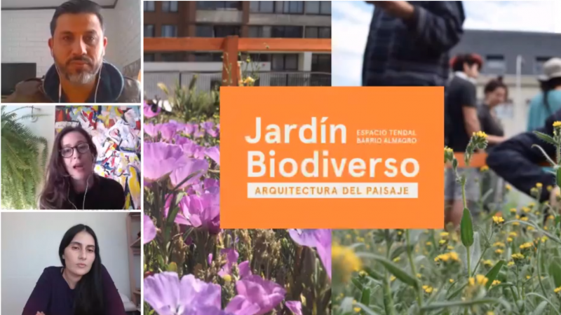 Nueva etapa del Jardín Biodiverso es relatada en encuentro online ‘Diálogos Verdes’