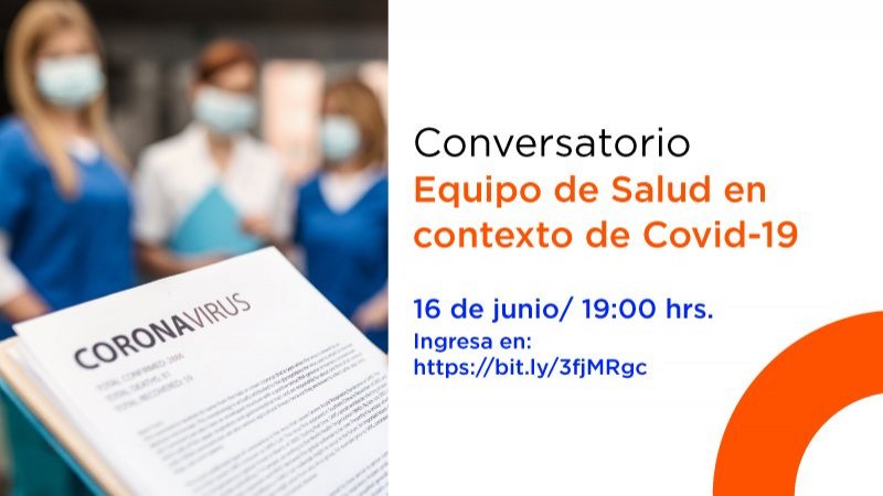 TNS en Enfermería realizará conversatorio “Equipo de Salud en contexto de Covid-19”