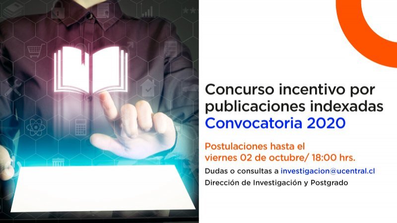 Se abre convocatoria 2020 del Concurso Incentivo por publicaciones