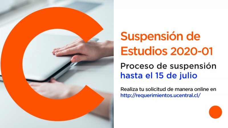 Proceso de suspensión de estudios 2020-01