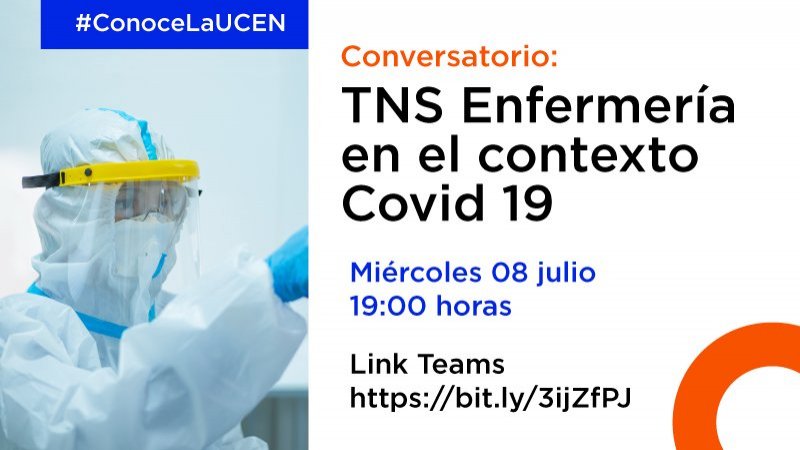 TNS en Enfermería realizará conversatorio sobre la importancia de la profesión en tiempos de pandemia