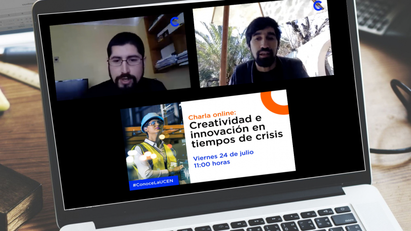 Egresado y cofundador de empresa de innovación dictó charla sobre creatividad en tiempos de crisis