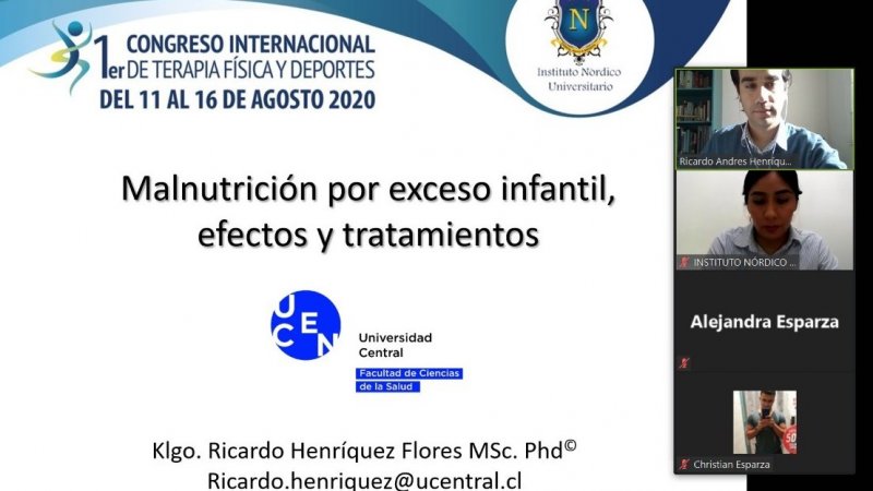 Director de Kinesiología expone en el primer Congreso de Terapia Física y Deportes del Instituto Nórdico Universitario de México
