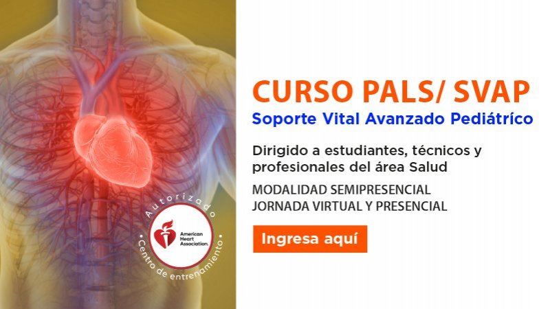 Curso PALS /SVAP Soporte Vital Avanzado pediátrico. Diciembre