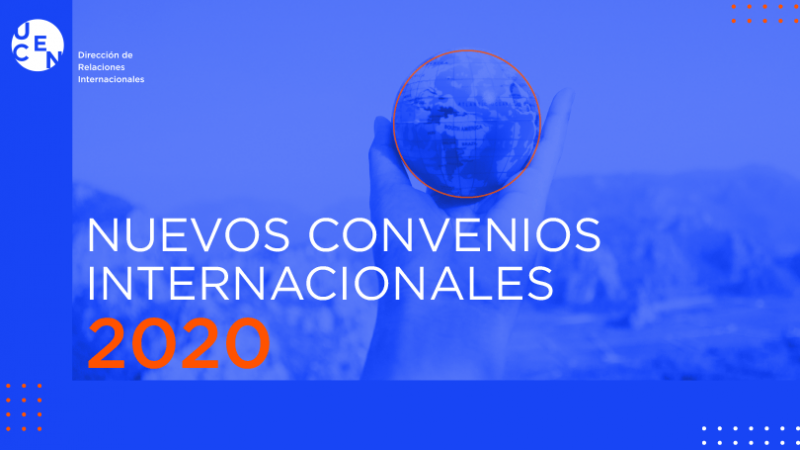 UCEN suscribe nuevos convenios de colaboración internacional