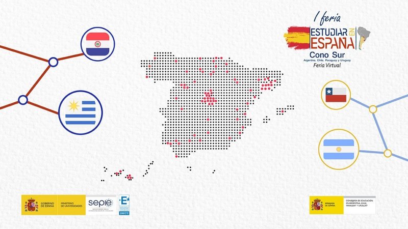 Dirección de Relaciones Internacionales invita a participar en la Feria Virtual ‘Estudiar en España’