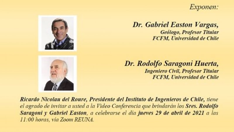 Conferencia ‘La falla de San Ramón y el desafío de las fallas activas para la ingeniería’