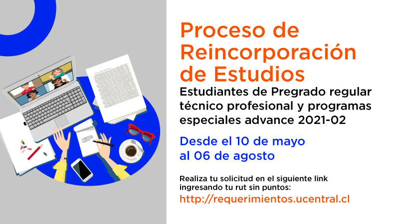 Proceso de Reincorporación de Estudios periodo académico 2021-02