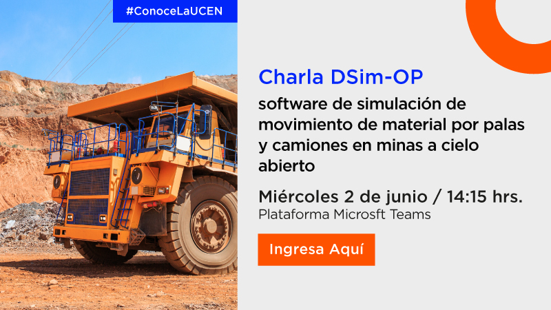 Ingeniería Civil en Minas realizará charla DSim-OP