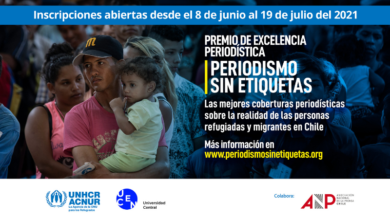 Abierta convocatoria a concurso de excelencia periodística sobre temas vinculados a personas refugiadas y migrantes