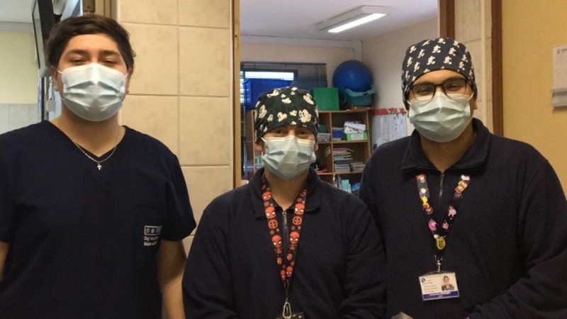 Internos de Enfermería realizan capacitación a personal de CESFAM de La Pintana