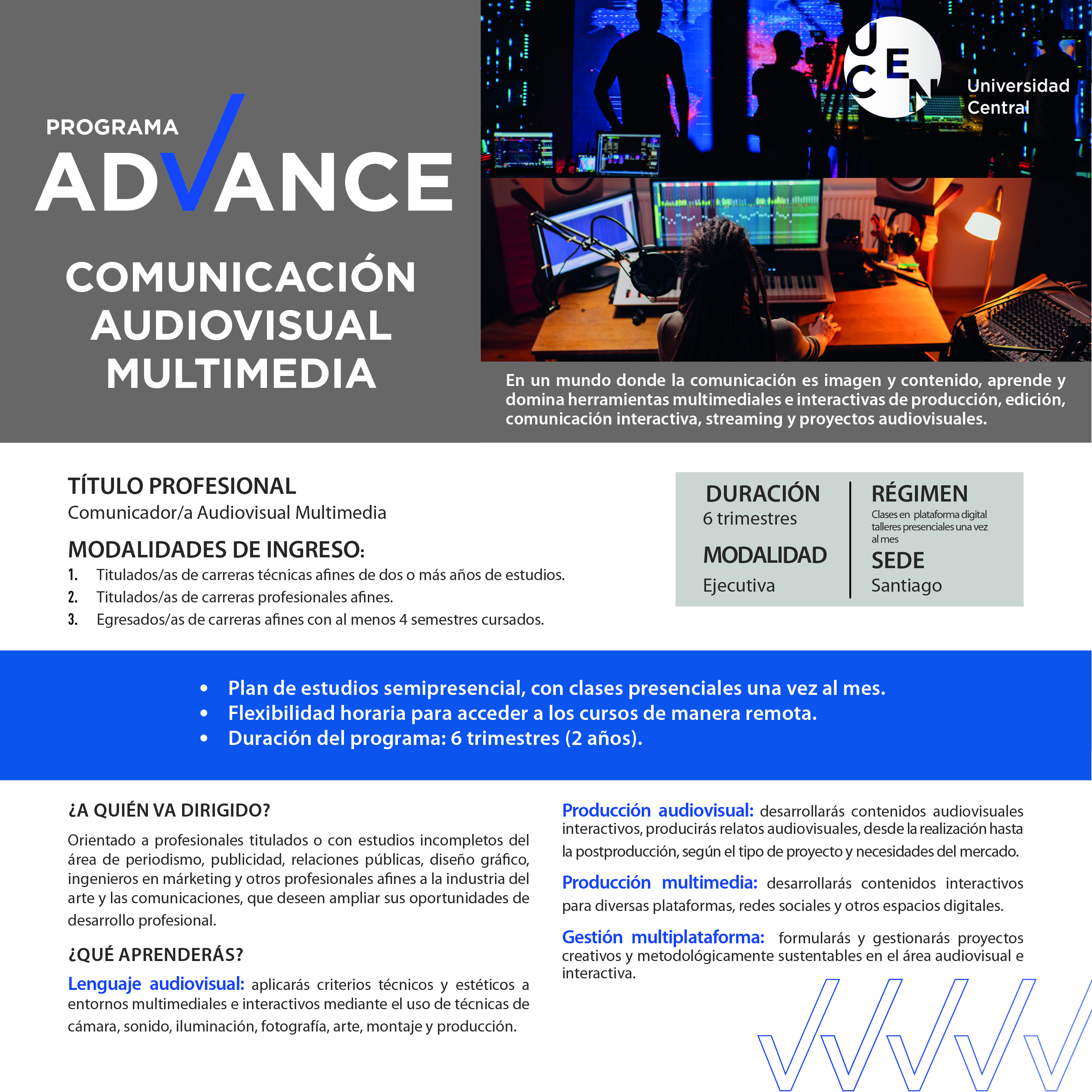 Comunicación Audiovisual Multimedia - Universidad Central de Chile