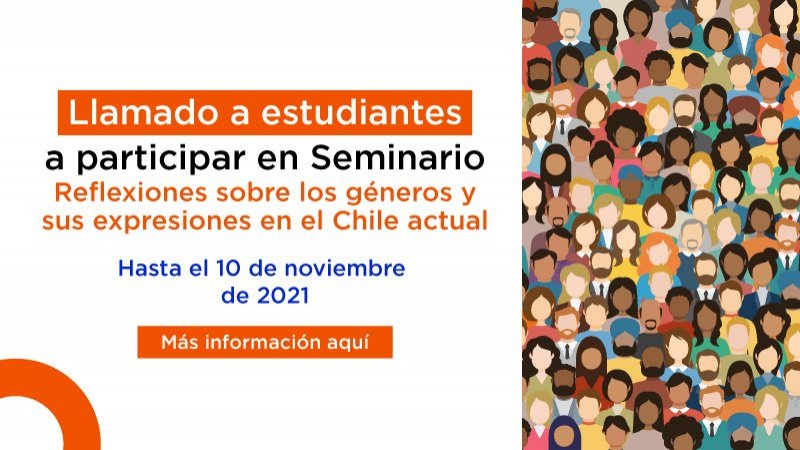 Atención, estudiantes: presenta tu infografía para seminario “Reflexiones sobre los géneros y sus expresiones en el Chile actual”