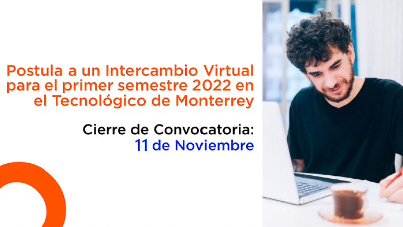 DRI invita a participar de un intercambio virtual al TEC de Monterrey